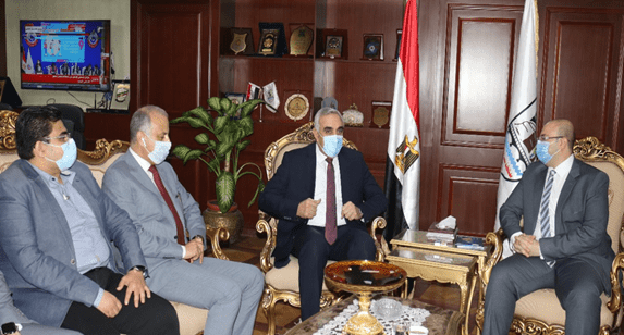 The Ambassador of Iraq in Cairo visits Al-Nahda University in Beni Suef