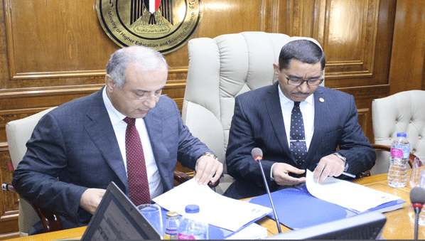 Signing a cooperation protocol between Al-Nahda University and the National Authority for Remote Sensing and Space Sciences