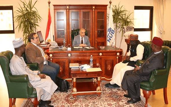 Al-Nahda University receives a high-ranking diplomatic delegation from the Embassy of Nigeria