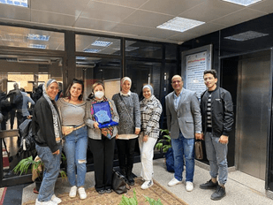 The Faculty of Mass Communication, Al-Nahda University wins the Excellence Award at the Arab Media Youth Forum in its second edition