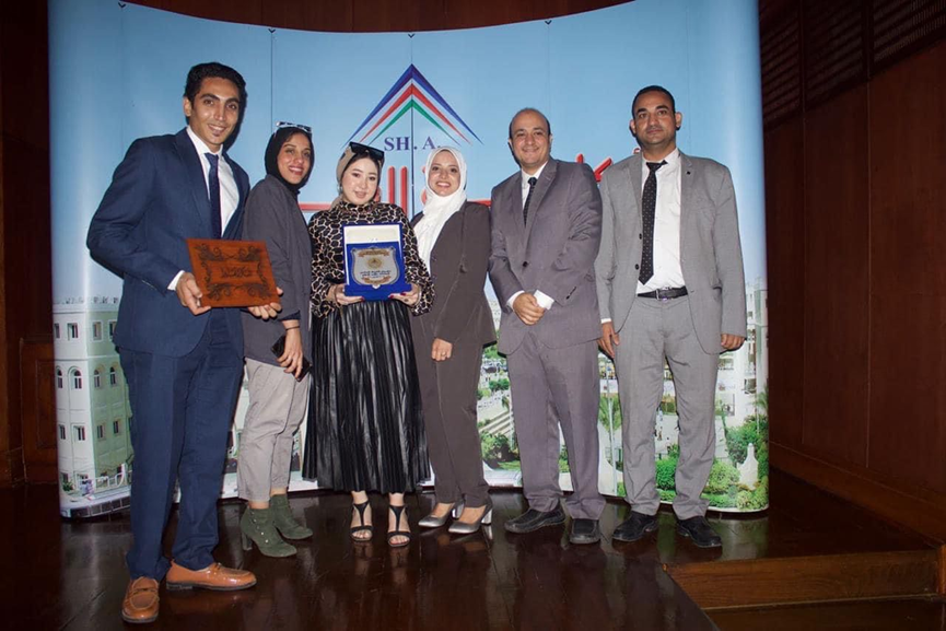 The Faculty of Mass Communication, Al-Nahda University, won a number of awards at the Al-Shorouk Festival for the creativity of media students