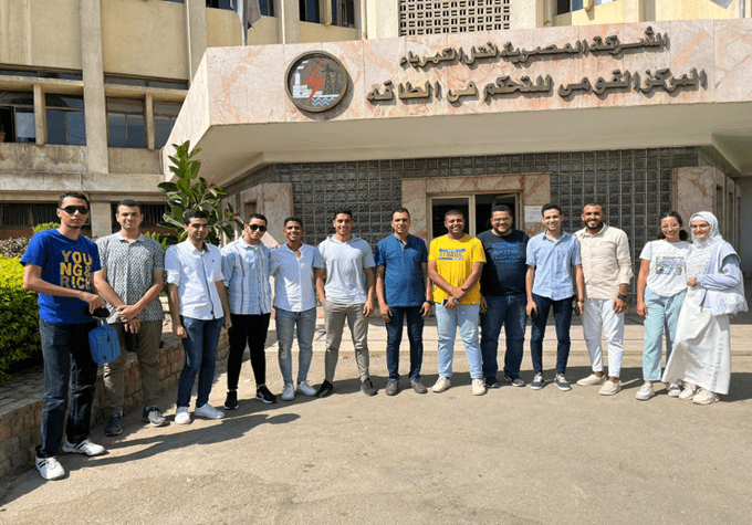 Training students of the Faculty of Engineering at the National Energy Control Center in Imbaba