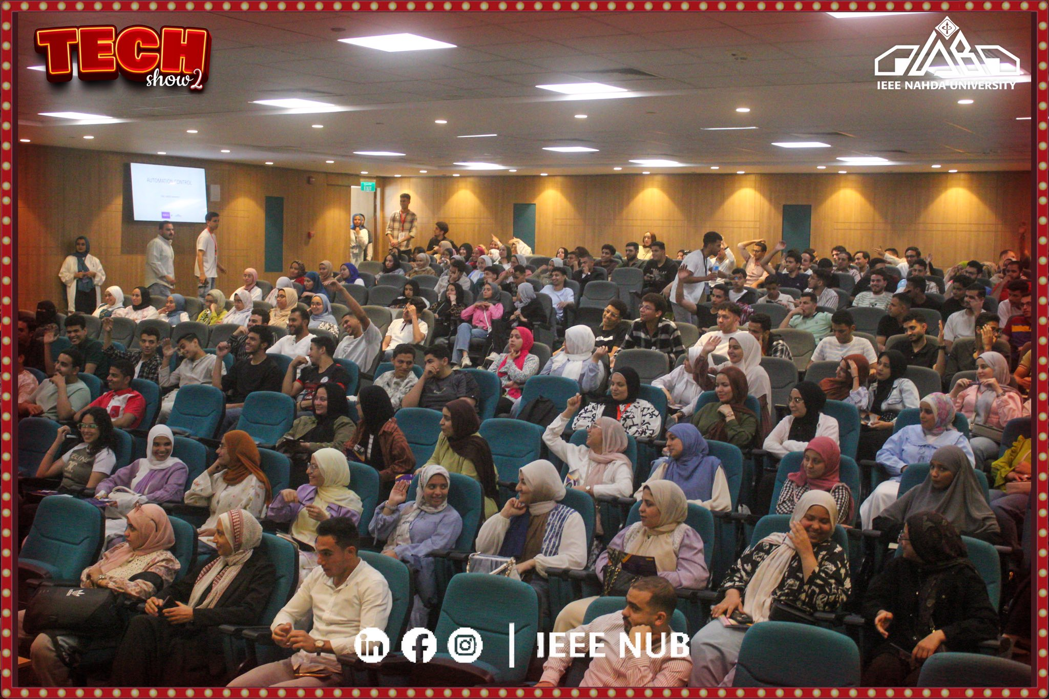 مشاركه طلاب كليه علوم الحاسب في IEEE